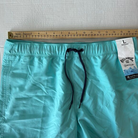Billabong Recycler Laybacks Board Shorts Casual Men’s Size Large Teal Blue NEW - Picture 6 of 8